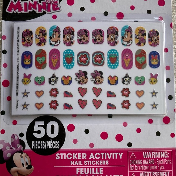 NIP 50 Disney Jr Minnie Mouse Nail Sucker Set ❤️💗❤️ - Picture 2 of 7